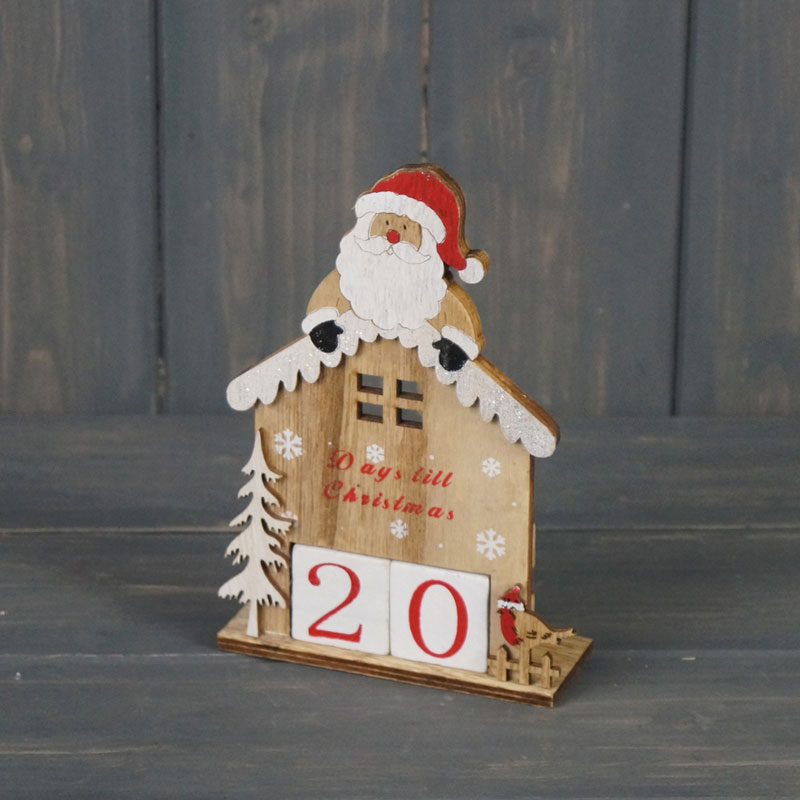 Christmas Hut with Santa Advent Calendar detail page